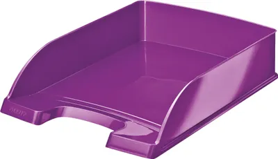 Immagine prodotto di Vassoio per lettere Wow A4 plastica viola confezione da 5