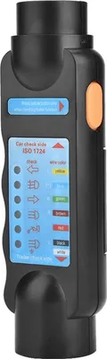Productafbeelding van 12V Aanhanger, 7-polige stekker, testpen voor bedrading, blauw