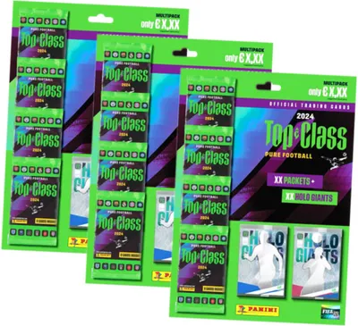 Produktbild von Panini Top Class Karten 2024 - Trading Cards - Sammelkarten - 3 Multipack