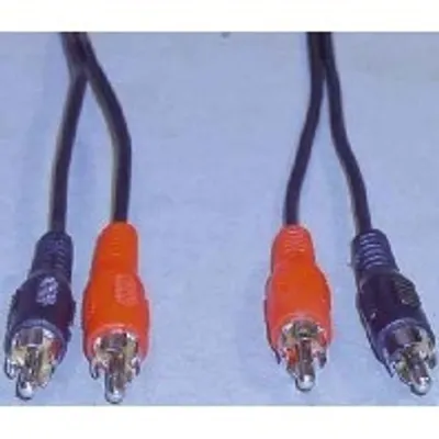 Produktbild von e+p B 33/2, 2 x RCA, Männlich, 2 x RCA, Männlich, 2,5 m, Schwarz
