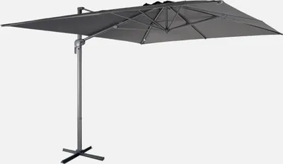 Produktbild von sweeek - Rechteckiger Sonnenschirm 3x4m - Grau