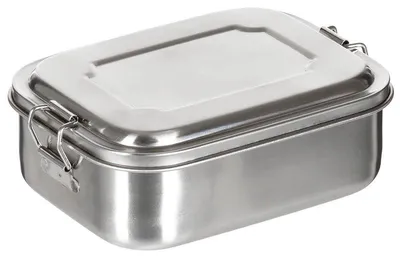 Immagine prodotto di FoxOutdoor Lunchbox, Edelstahl, circa 16 x 13 x 6,2 cm