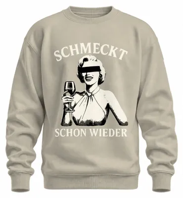 Immagine prodotto di Felpa o maglione con scritta "Per gli amanti del vino", stile retrò, ideale come regalo. Motivo: vino. Taglia: XL