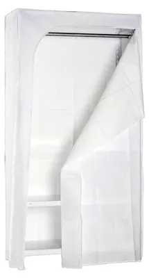 Image de Etagère Légère Sans Vis Click & Keep 3/500 Blanc/blanc Blanc 1800x900x500 - Simonrack