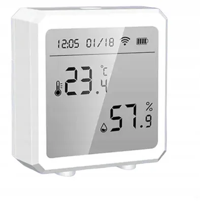 Produktbild von Tuya TH01W WLAN Temperatur- und Feuchtigkeitssensor LCD