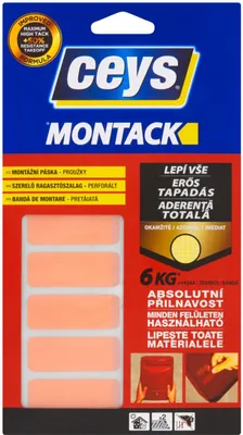 Productafbeelding van Montagestrips Ceys MONTACK LIJMT ALLES, 10 stuks