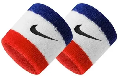 Produktbild von Nike Swoosh Wristbands Habanero Red-black White/red/blue