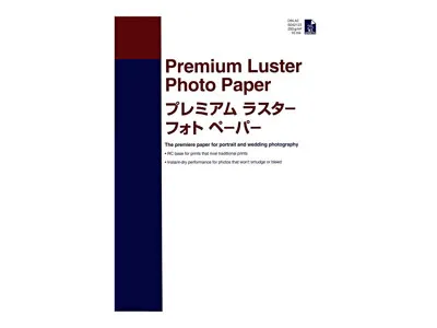 Zdjęcie produktu dla Epson Premium Luster Photo Paper, DIN A2, 250g/m², 25 Arkuszy, Połysk, 250 g/m², A2, 25 ark., SureColor SC-T7200D SureColor SC-T7200D SureColor SC-T7200 SureColor SC-T5405 SureColor SC-T5400M..., 1 szt.