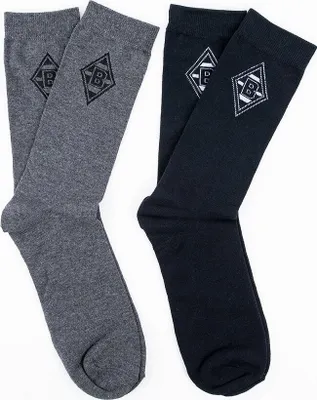 Produktbild von VfL Borussia Mönchengladbach BMG Dresssocken 2er-Set Gr. 43-46