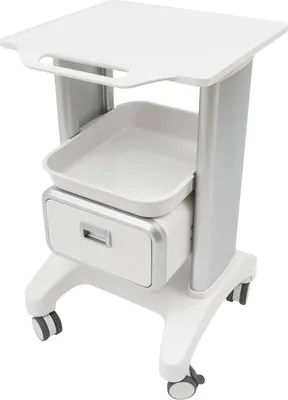 Immagine prodotto di Carrello medico, struttura resistente in ABS, facile da spostare, GRIGIO