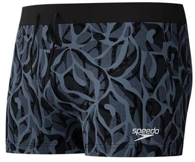 Produktbild von SPEEDO Valmilton Aquashort Herren Badehose Grau Schwarz Größe XXL