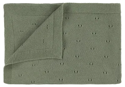 Immagine prodotto di Coperta Trixie in cotone organico 75x100cm - Verde oliva
