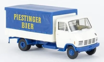 Produktbild von Brekina 37732 - 1/87 Steyr 590 Getränkeaufbau, Piestinger Bier, 1970 - Neu