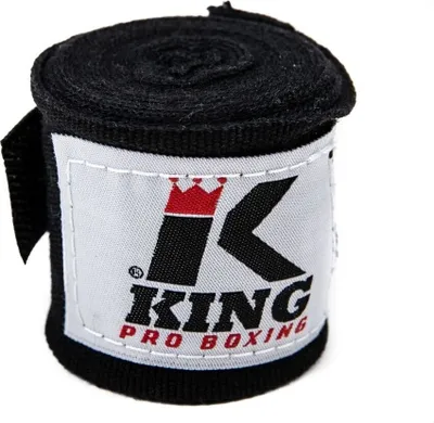 Produktbild von KING PRO BOXING KPB/BPC Boxbandagen elastisch Schwarz 4,6 m