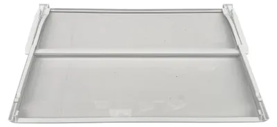 Produktbild von Bosch 00743197 Glasplatte Platte mit Halterahmen 443x293 mm für Kühlschrank