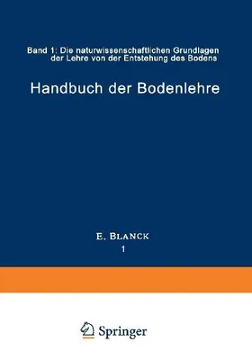 Produktbild von Handbuch der Bodenlehre