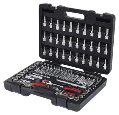 Obrázek produktu pro KS TOOLS 1/4"+3/8" CHROMEplus Steckschlüssel-Satz 99-tlg 918.0699