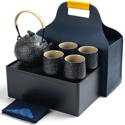 Produktbild von Omgoods – Komplettes japanisches Teeset mit Teetasse (700 ml)