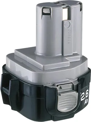 Produktbild von Makita 193100-4, Akku, Nickel-Metallhydrid (NiMH), 2,5 Ah, 12 V, Schwarz, Silber, 1 Stück(e)