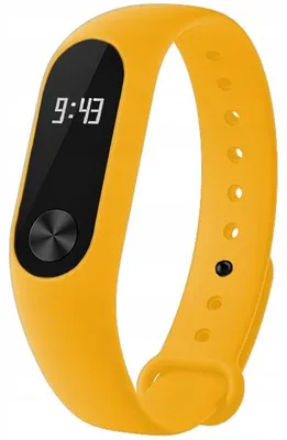 Zdjęcie produktu dla Opaska / pasek ChronSmarta do smartband'a Xiaomi Mi Band 2 (Żółty)