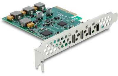 Produktbild von Delock Serieller Adapter - PCIe 3.0 x4 Low-Profile