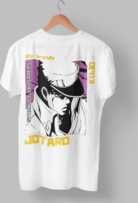 Produktbild von Pánské tričko z organické bavlny Jo Jo Bizarre Adventure Kujo Jotaro Anime Street