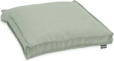 Produktbild von H.O.C.K. - AGORA Pamela Outdoor Sitzkissen 40x40x5cm lindgrün sage mit Biese col. 20081