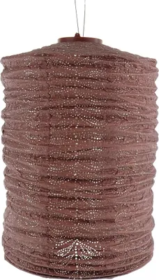 Produktbild von LUMIZ Solar-Lampion Zylinder | Folia | Kupfer | Ø28 cm