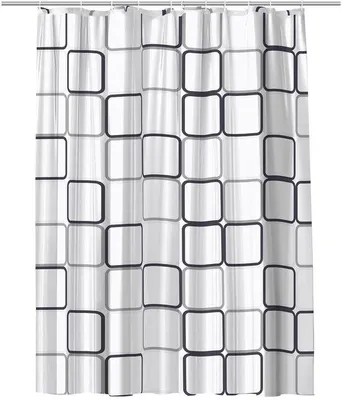 Produktbild von Unyqoos® Wasserdichter und schimmelfreier Duschvorhang mit Badezimmerringen