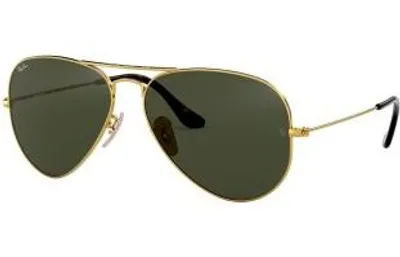 Zdjęcie produktu dla Ray-Ban AVIATOR HAVANA COLLECTION, Dorosły, Uni , Aviator, Złoto, Soczewki niespolaryzowane, Metal