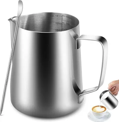 Produktbild von Milchkanne, 600ml, Edelstahl, silber, Cappuccino