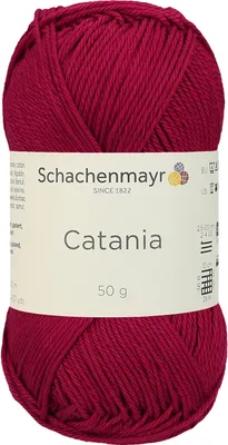 Produktbild von Schachenmayr Catania, 50g Weinrot Handstrickgarne