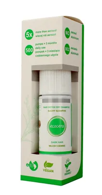 Obrázok produktu pre Ecocera Suchy szampon do włosów ciemnych, 15 g