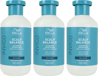 Produktbild von Wella Invigo Scalp Balance Oily Scalp 3 x 300 ml Shampoo Set