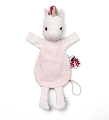 Imagen del producto de Lilliputiens: Manta de peluche "Unicornio" que brilla en la oscuridad, para bebés, modelo Lena