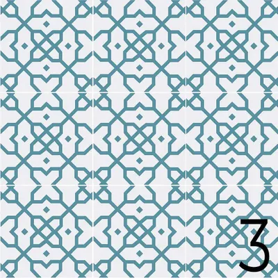 Tegelstickers 9,8 x 9,8 cm – 9 Designs – Aufkleber-Set