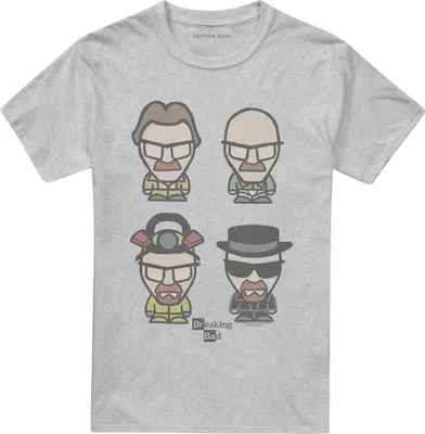 Produktbild von Breaking Bad - T-Shirt für Herren/Damen Uni TV20864 (4XL) (Sportliches Heather)