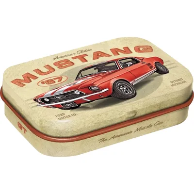 Obrázek produktu pro Nostalgic-Art - Pillbox - Ford - Ford Mustang GT 1967 Red