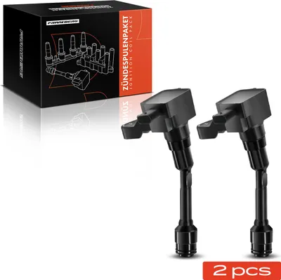 Immagine prodotto di Frankberg 2x bobina di accensione modulo di accensione per Ford B-Max C-Max II Ecosport Fiesta VI Focus III Notchback Turnier