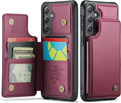 Produktbild von Samsung Galaxy S25 FE Hülle - CaseMe C22 Back Cover mit Kartenfach - Rosa