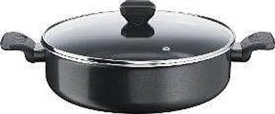 Produktbild von Tefal Simply Clean B5677253, Rund, Schwenkpfanne, Schwarz, Titan, Aluminium, 22,4 l