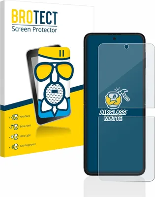 Produktbild von BROTECT Entspiegelungs Schutzglas für Samsung Galaxy Z Flip 3 5G Schutzfolie Panzer Folie Glas Display Schutz matt