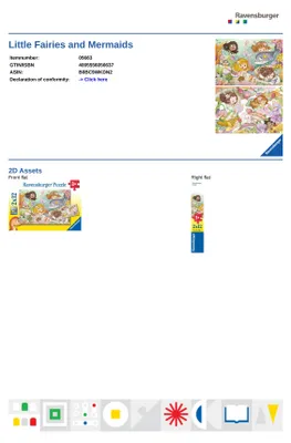 Produktbild von Kleine Feen und Meerjungfrauen Ravensburger 05663