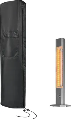 Produktbild von Heizstrahler Abdeckung, 42 Zoll Schutzhülle für Terrassenheizstrahler, Wasserdichte Abdeckung mit Reißverschluss, 26 cm L × 32 cm B × 104 cm H