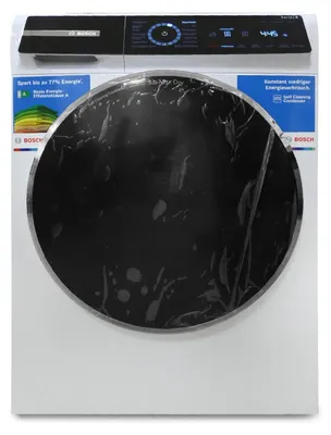 Obrázek produktu pro Bosch Serie 8 WRB247C40, Stojací, Přední plnění, Tepelné čerpadlo, Bílá, Dotyk, Pravý