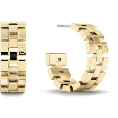Produktbild von Ohrringen Kreisförmig Calvin Klein Gold Kollektion Meridian - frau