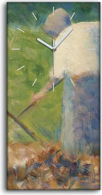 Produktbild von Wanduhr Bürouhr Leinwand Bild Geräuschlos 30x60 Heumacher in Montfermeil - weiße Hände