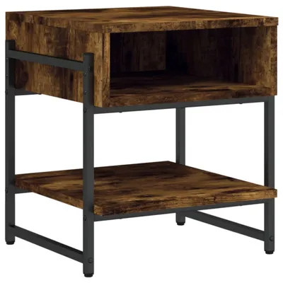 Obrázek produktu pro vidaXL Konferenční stolek kouřový dub 40x40x45 cm materiál na bázi dřeva
