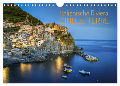 Produktbild von Italienische Riviera Cinque Terre (Wandkalender 2027 DIN A4 quer), CALVENDO Monatskalender