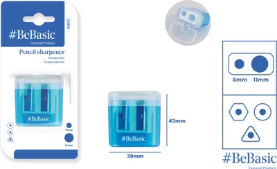 Obrázek produktu pro Podwójna temperówka z pojemnikiem na ścinki